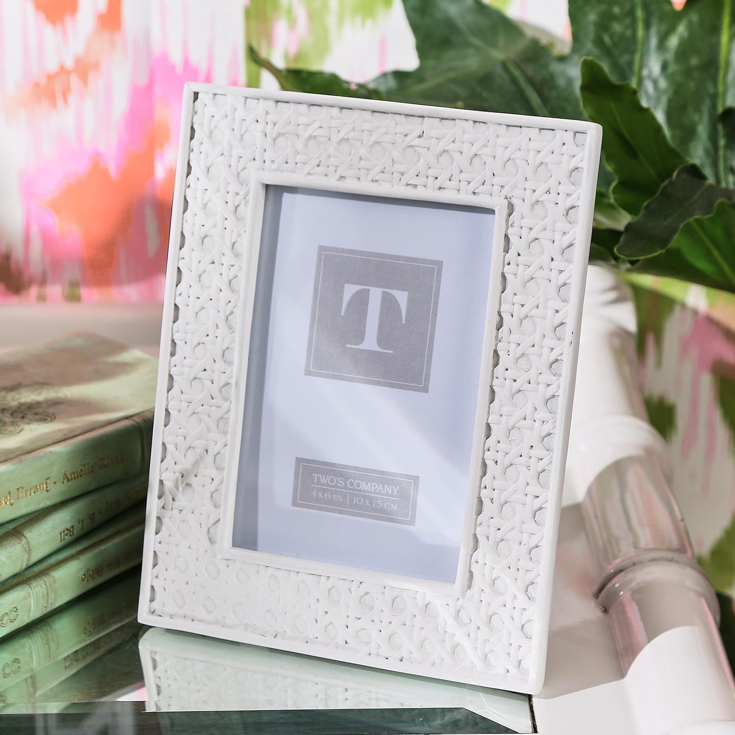 White Cane Photo Frame