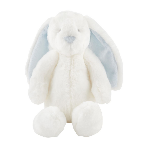 Large Plush Bunny with Blue Accents