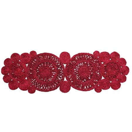 Jute Table Runner, Red
