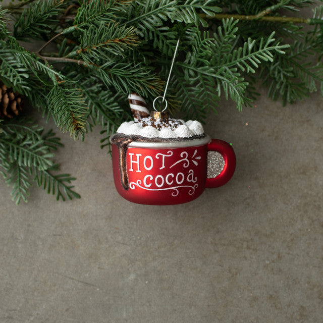 RED HOT COCOA MUG ORNAMENT