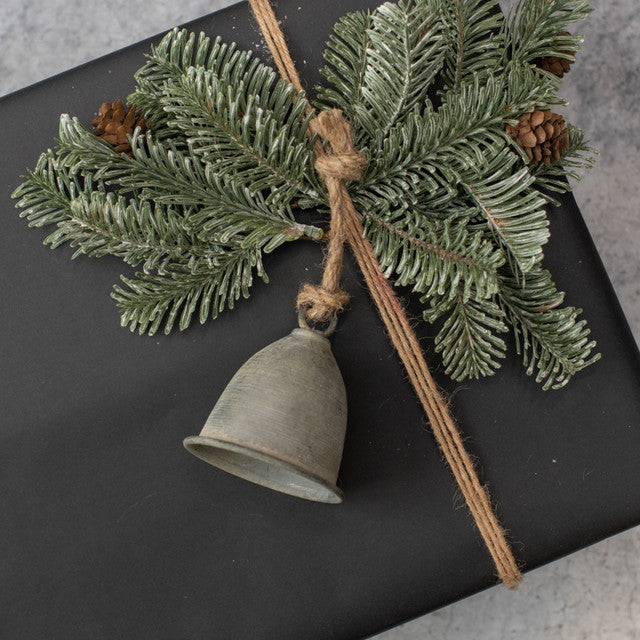 3" GALVANIZED CHARLOTTE BELL ORNAMENT