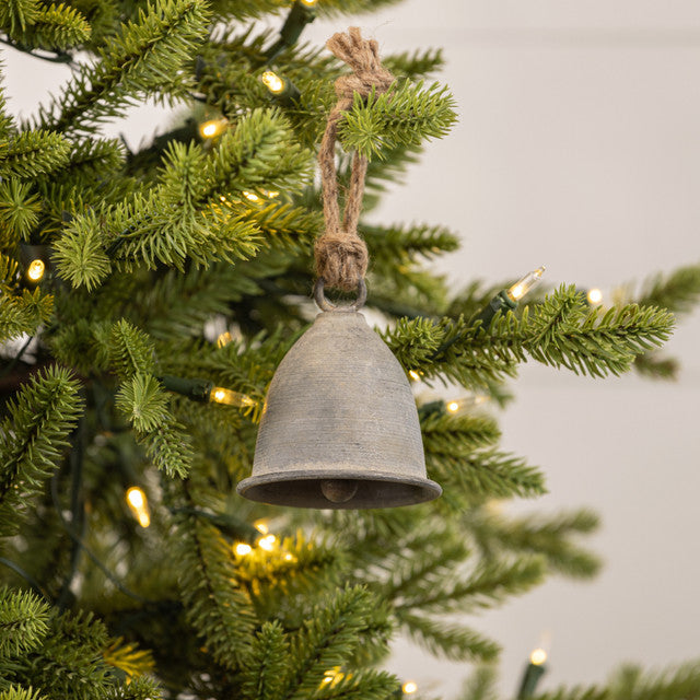 3" GALVANIZED CHARLOTTE BELL ORNAMENT