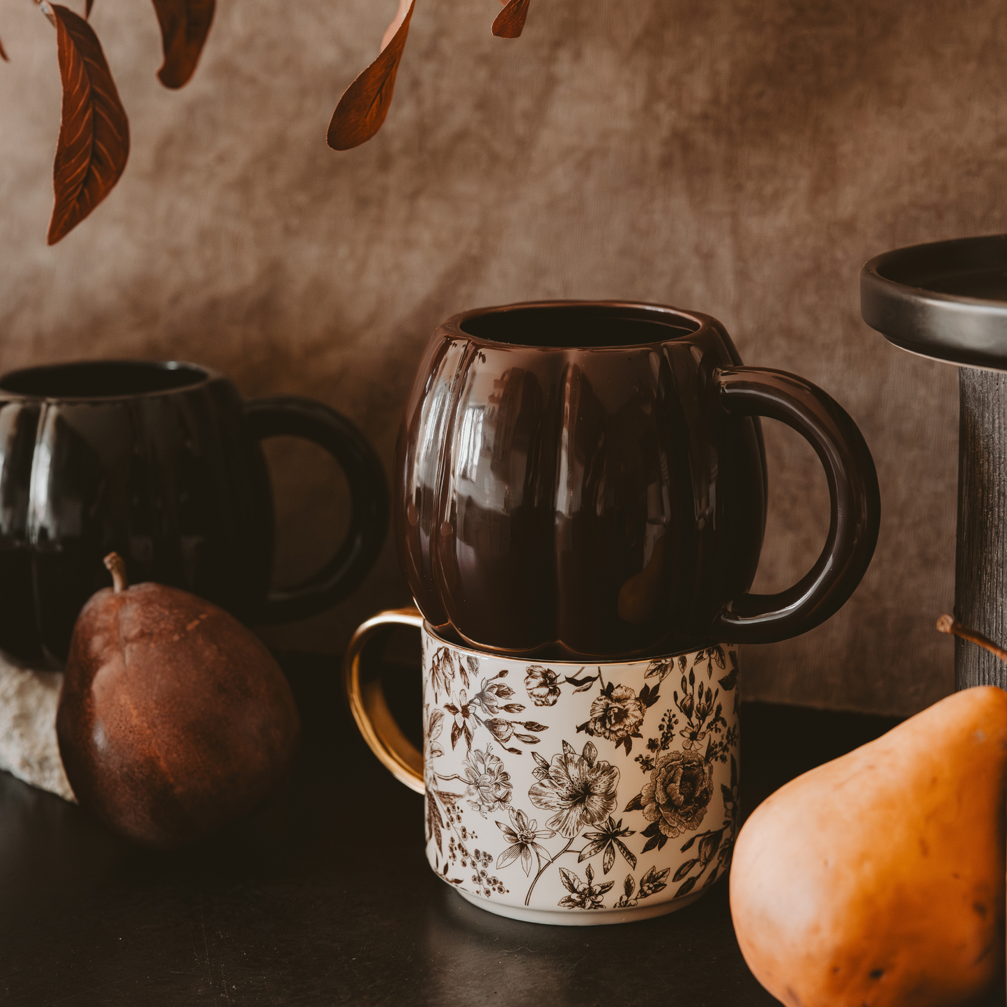 *NEW* Brown Pumpkin Coffee Mug