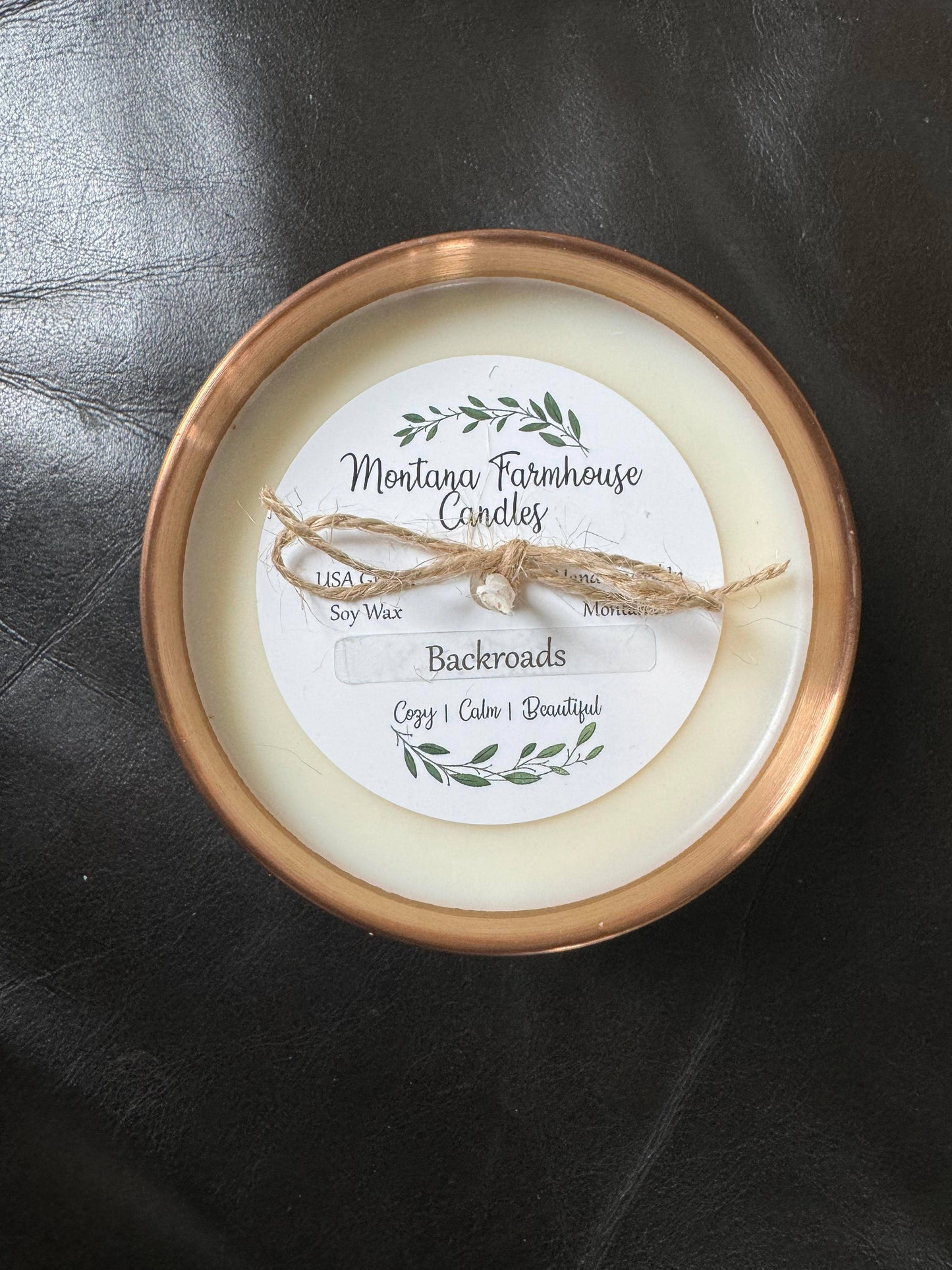 Copper Bowl - 5.5 Ounces : Backroads (Fir-Mint-Rosemary-Sage)