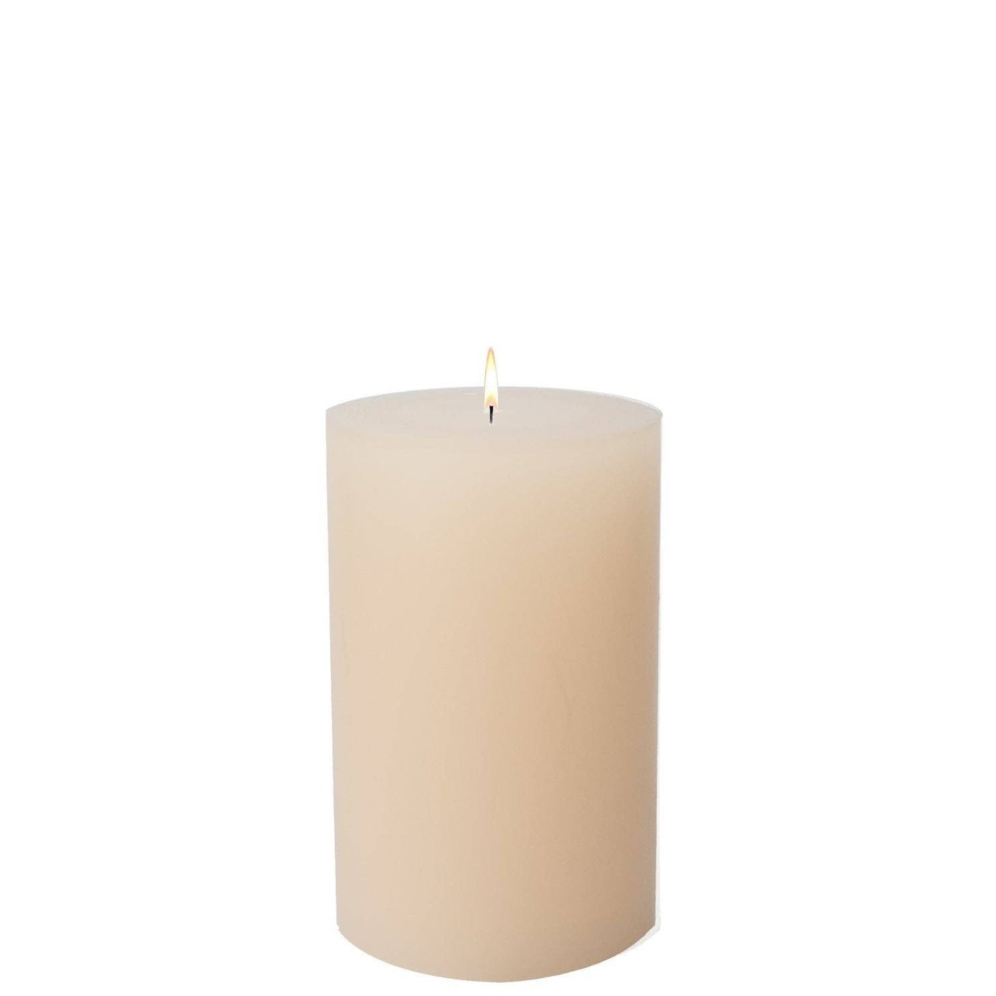 Ivory Pillar Candles: 4x6