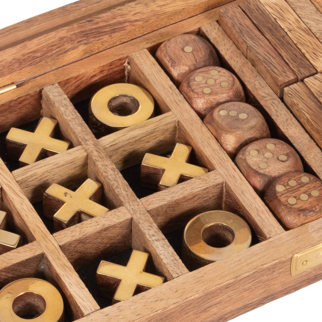 Wooden Elegant Casual Table Game Box