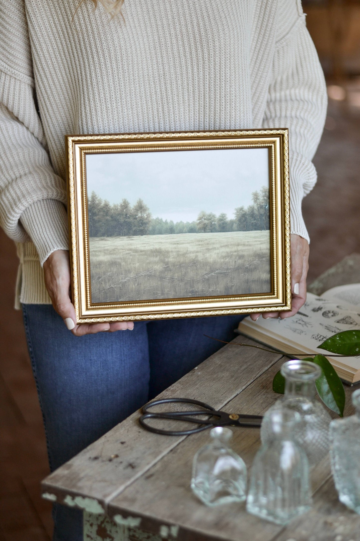 Evergreen Meadow: Gold Frame / 5x7