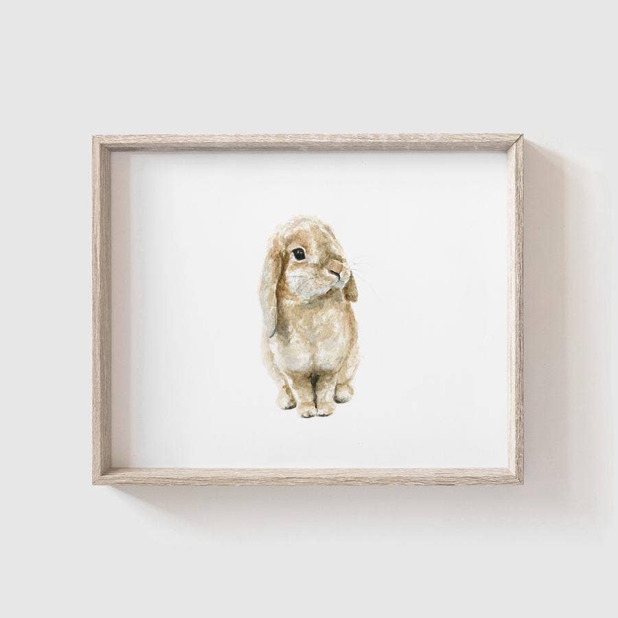 Bunny No. 2 Art Print: 5 x 7"