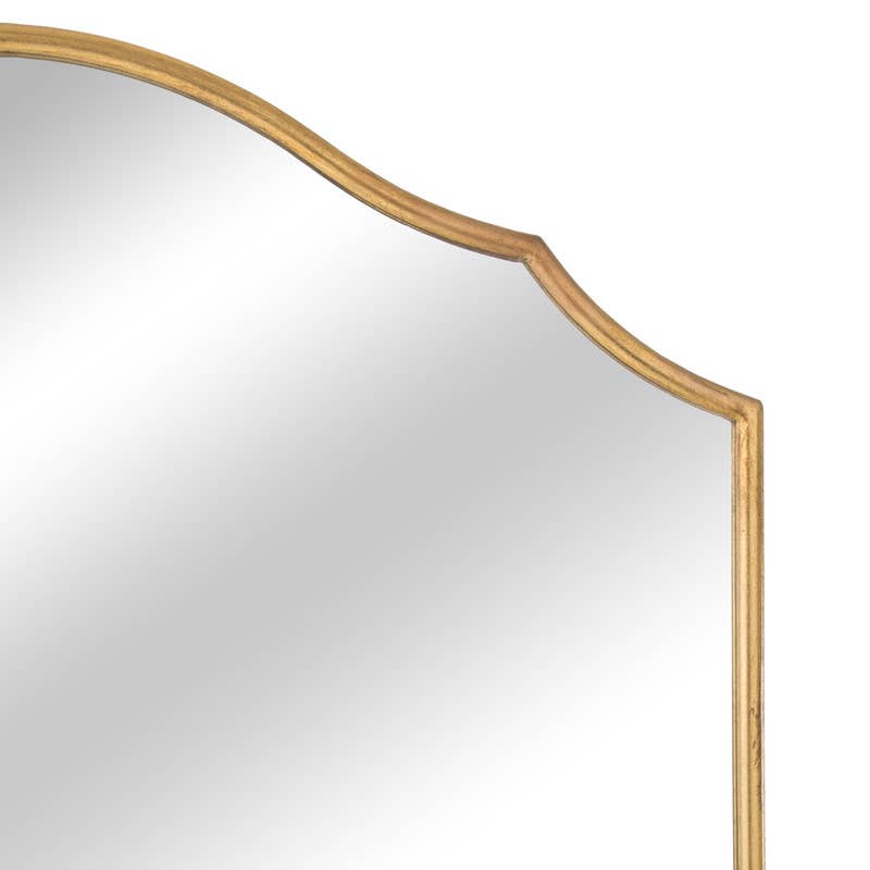 Lizette Wide Arch Metal Farmhouse Wall Mirror