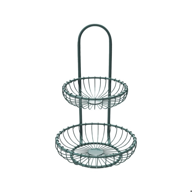 Metal 2-Tier Basket