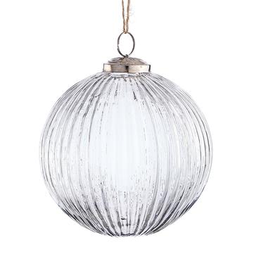 Clear Glass Ball Ornament