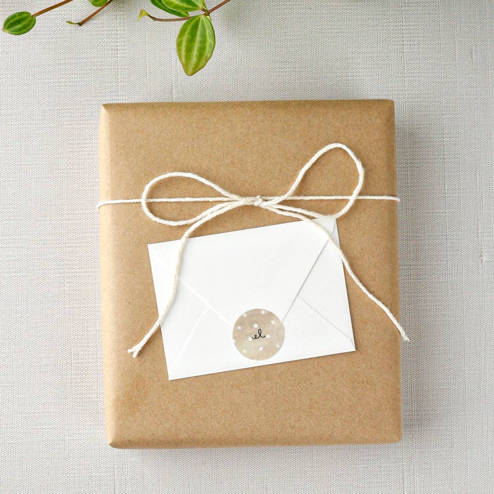 Calico mug mini notecard