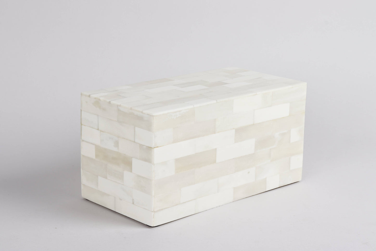 Decorative Box Bone Inlay White 10x5x5 Inch: White Bone Inlay