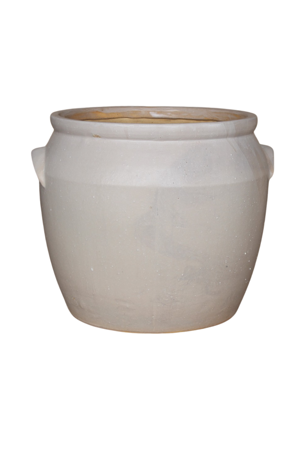 French Replica Cream Matte Confit Crock Pot Large