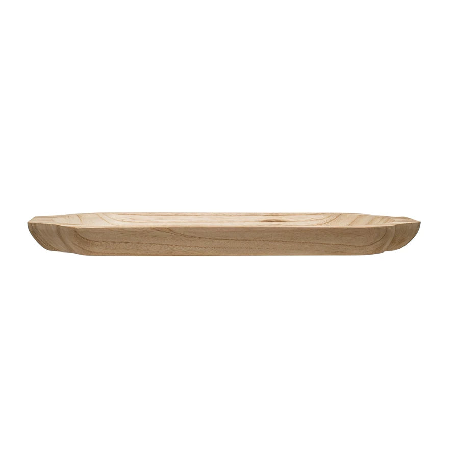 Decorative Paulownia Wood Tray