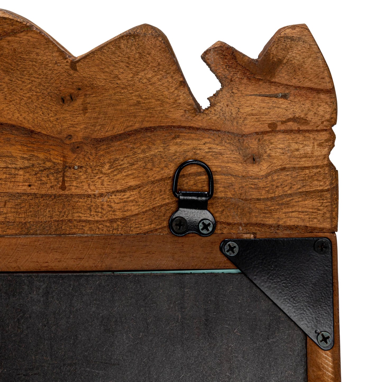 Found Reclaimed Wood Framed Wall Mirror (Each One Will Vary)