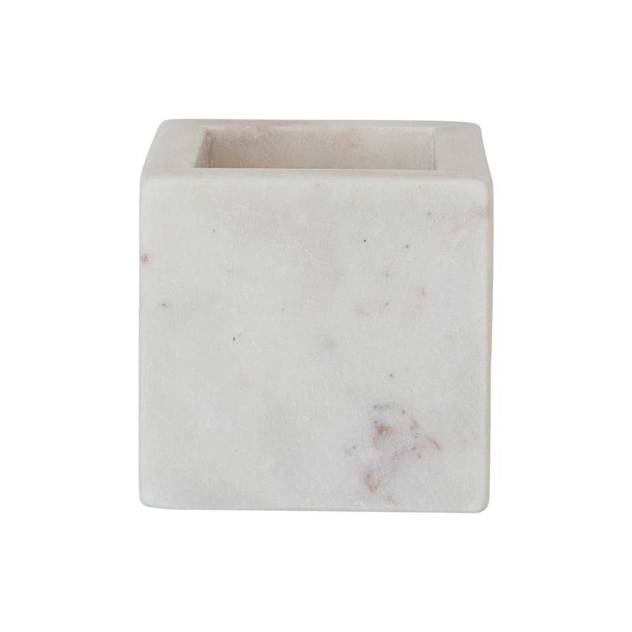 White Marble Container