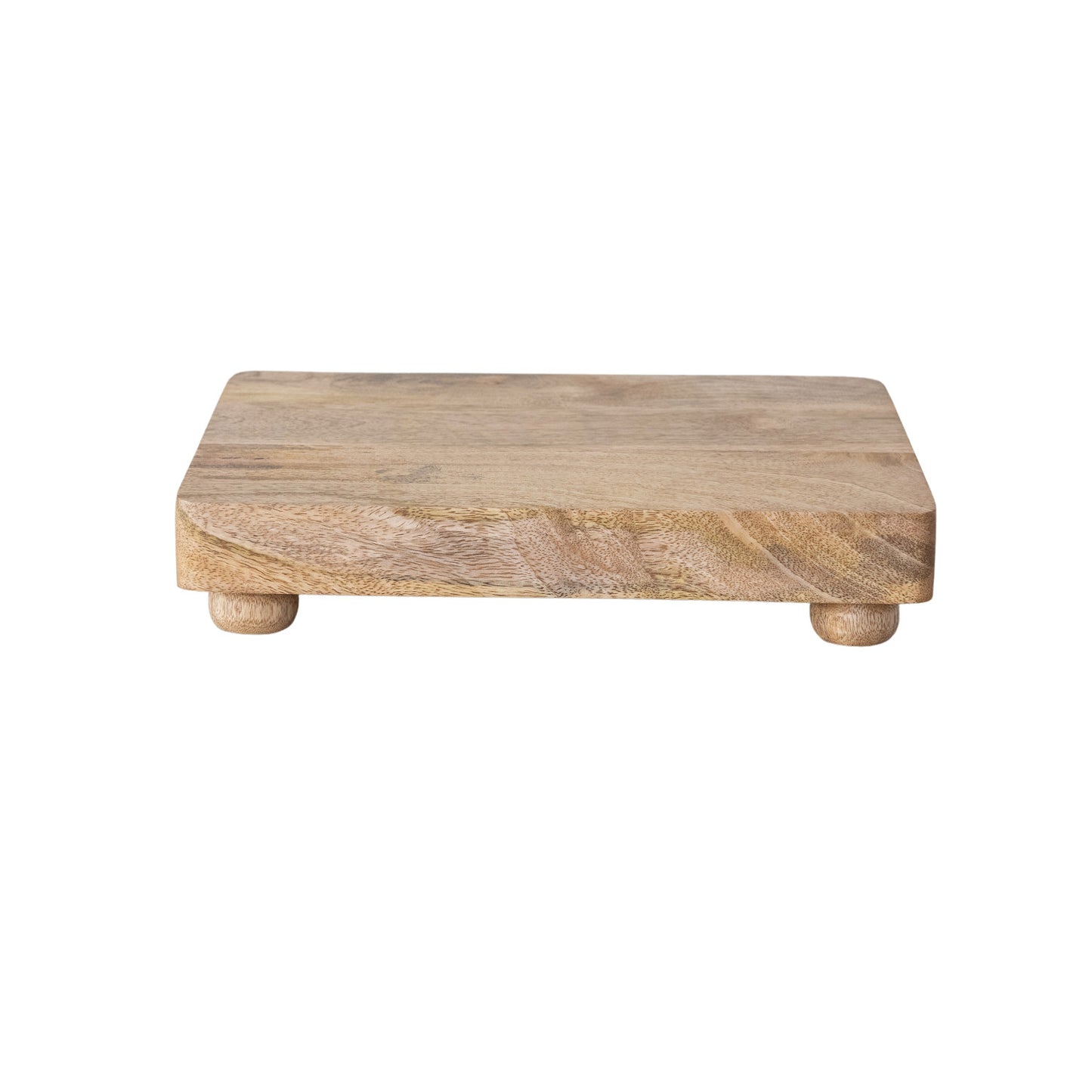 Mango Wood Footed Cheese/Serving Board, Natural