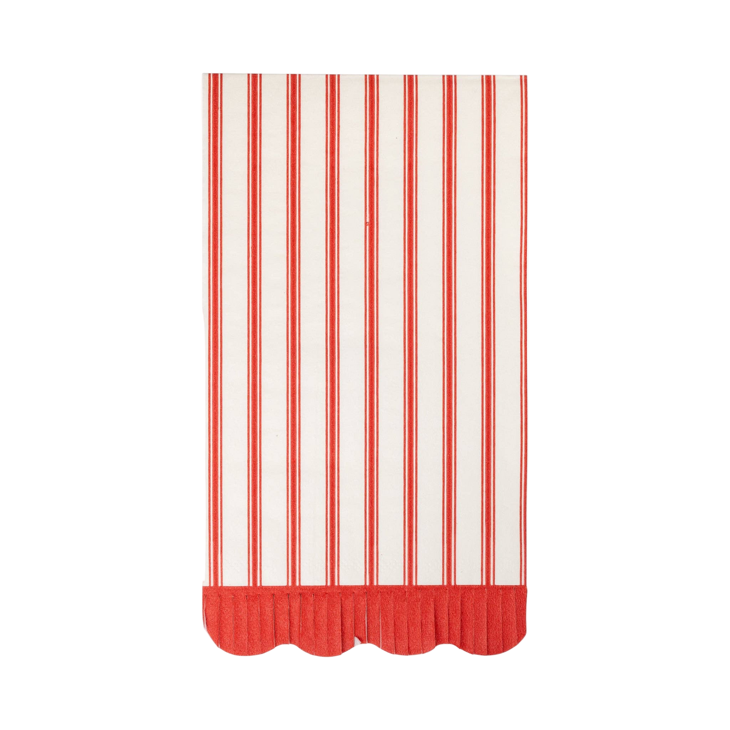 Red Striped Dinner Napkin