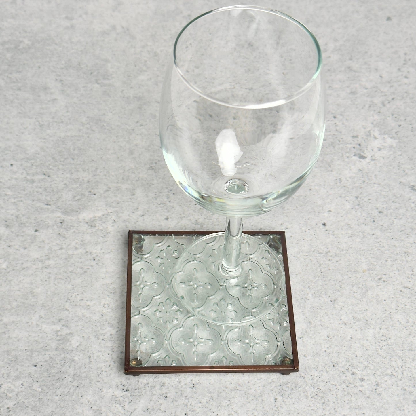 Glass Pillar Plate or Coaster