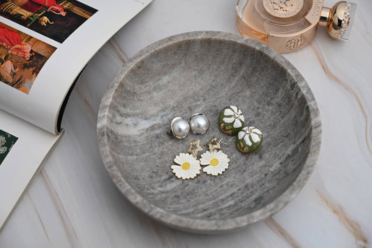 Brown Galaxy Marble Bowl