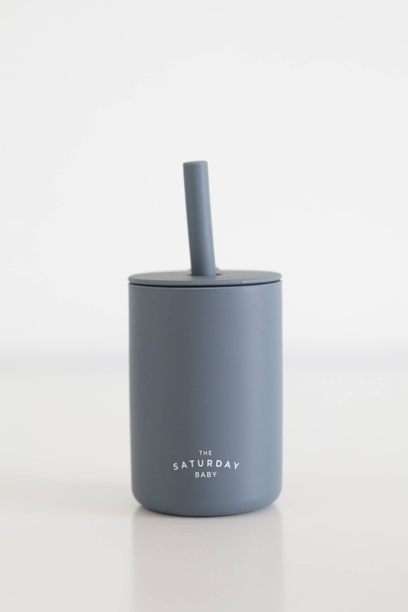 The Saturday Baby Silicone Straw Cup: Cloud