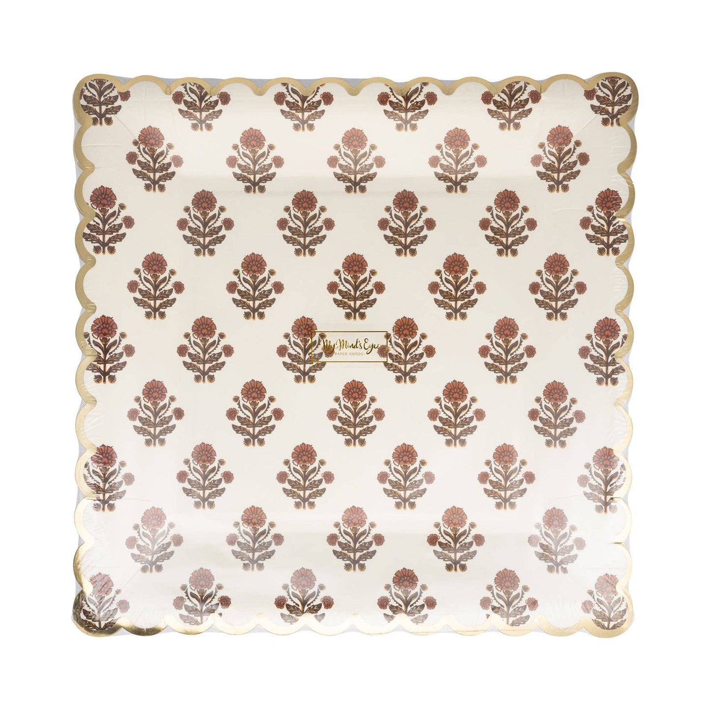 Give Thanks Floral 9" Paper Plate