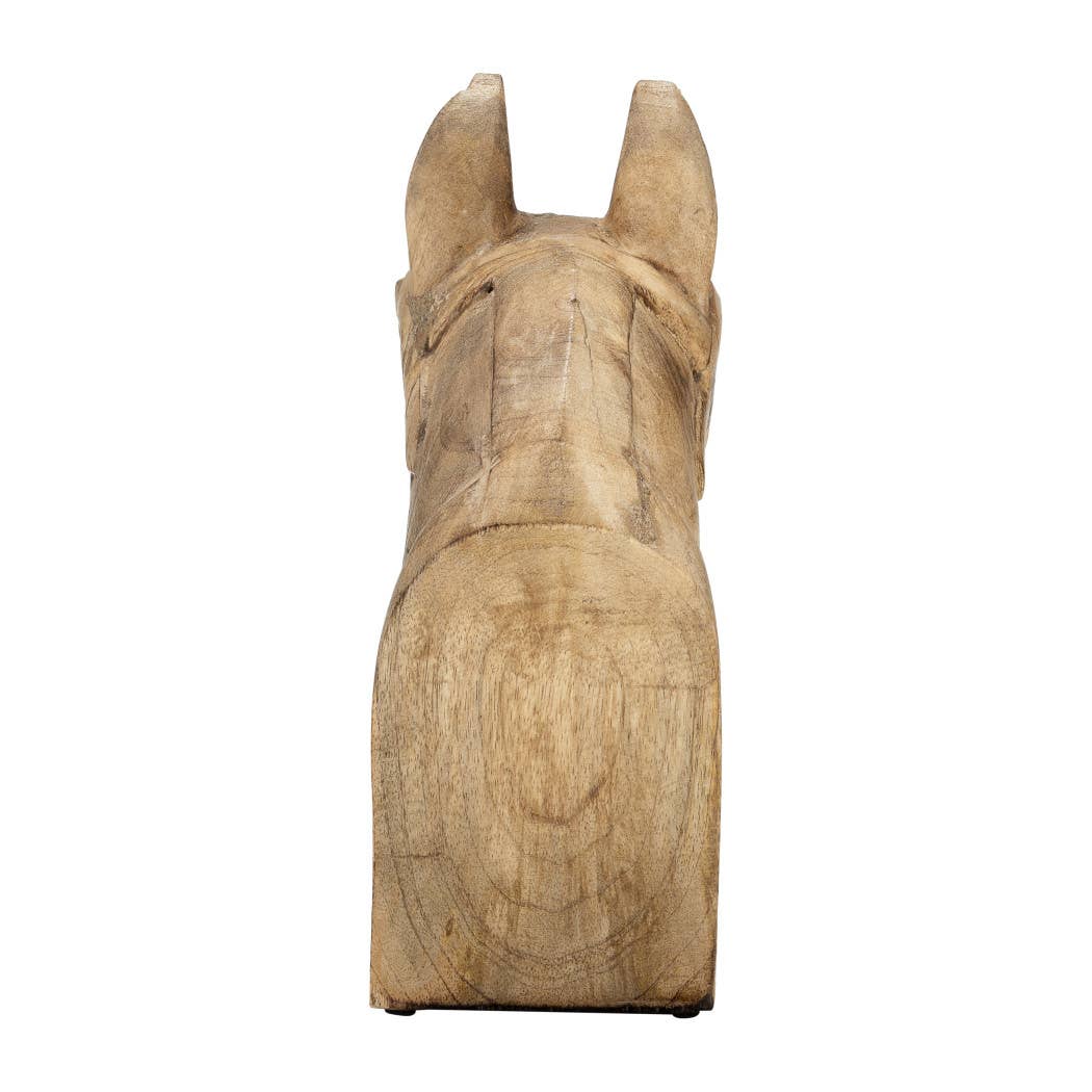 Wooden Modern Novelty Horse Head Figurine