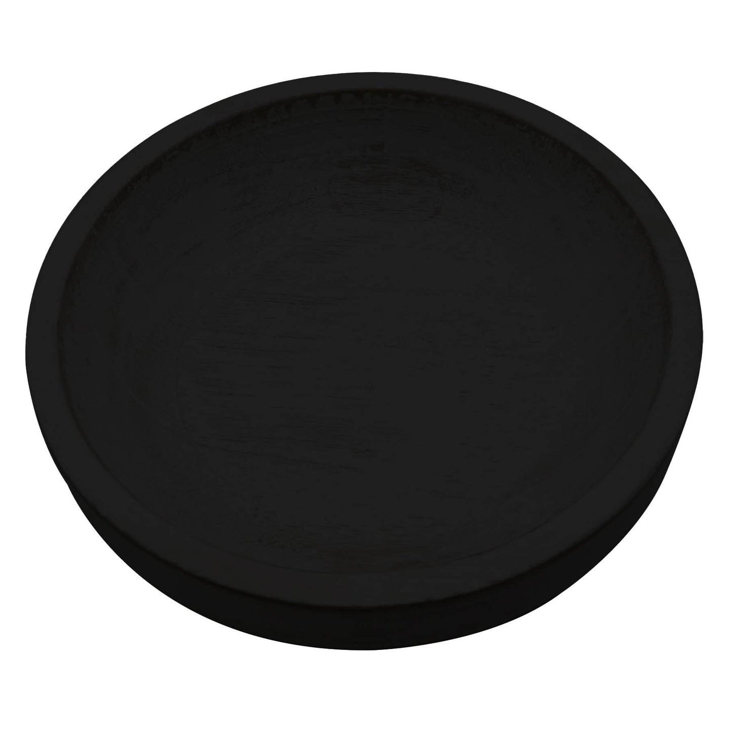 Black Decorative Wood Bowl - Home Decor & Gifts