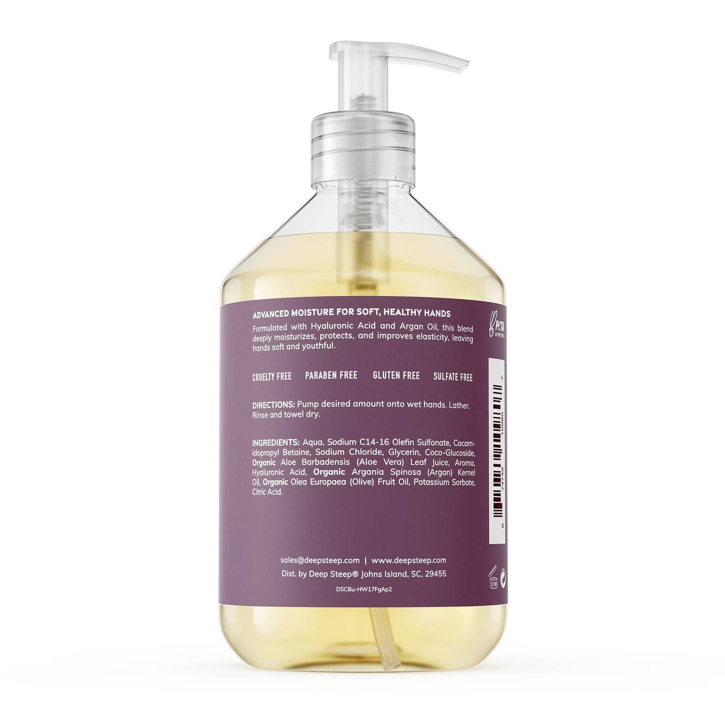 Argan Oil Liquid Hand Wash - Fig Apricot 17.6oz
