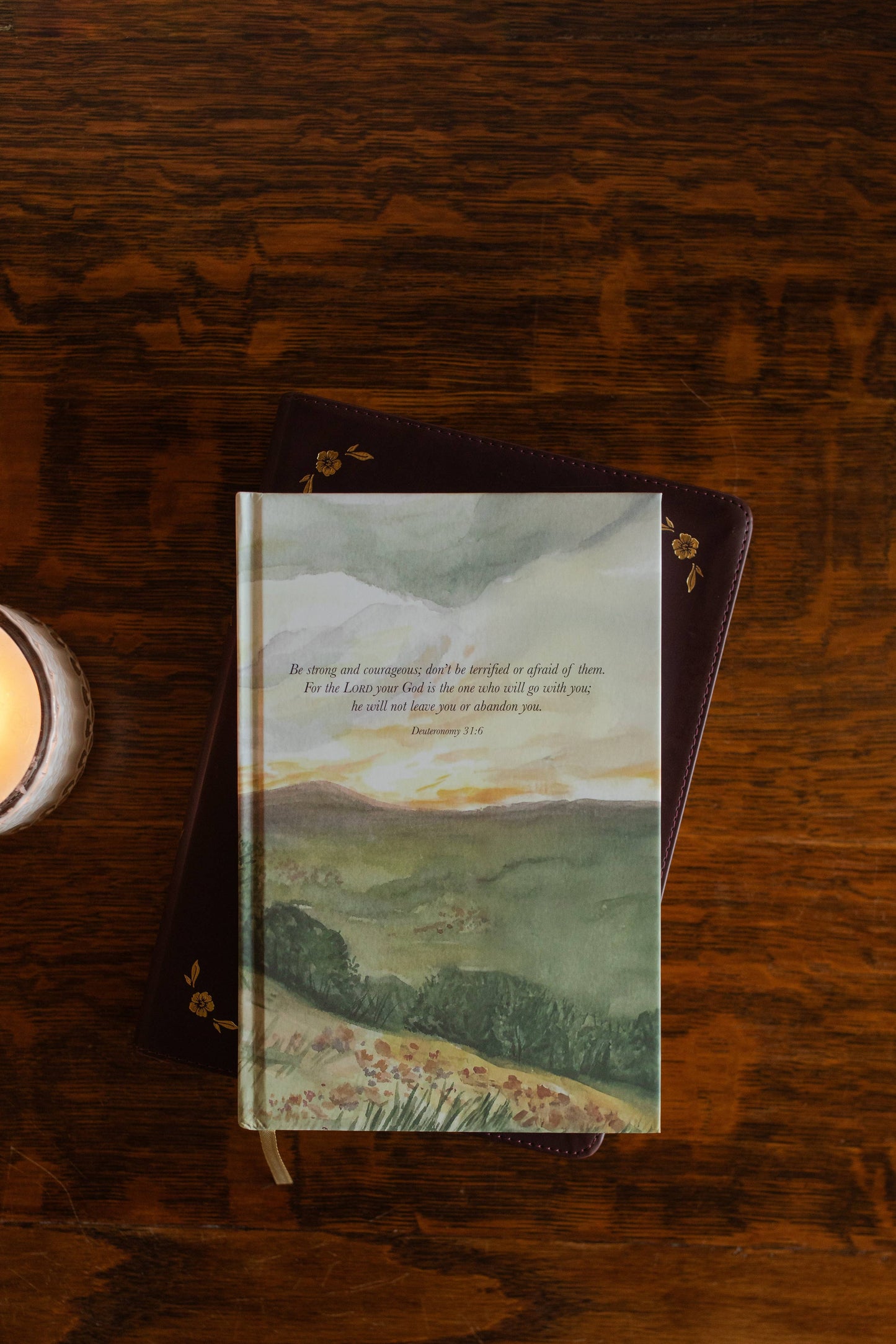 Strong and Courageous Lined Journal