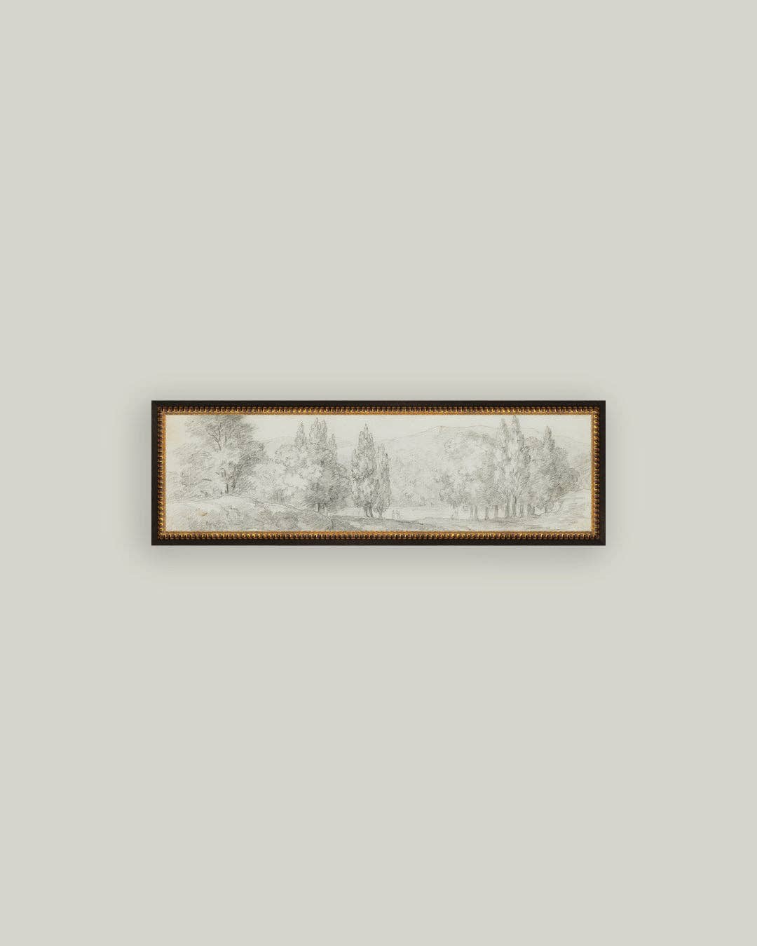 Country Meadow Sketch: 24x8