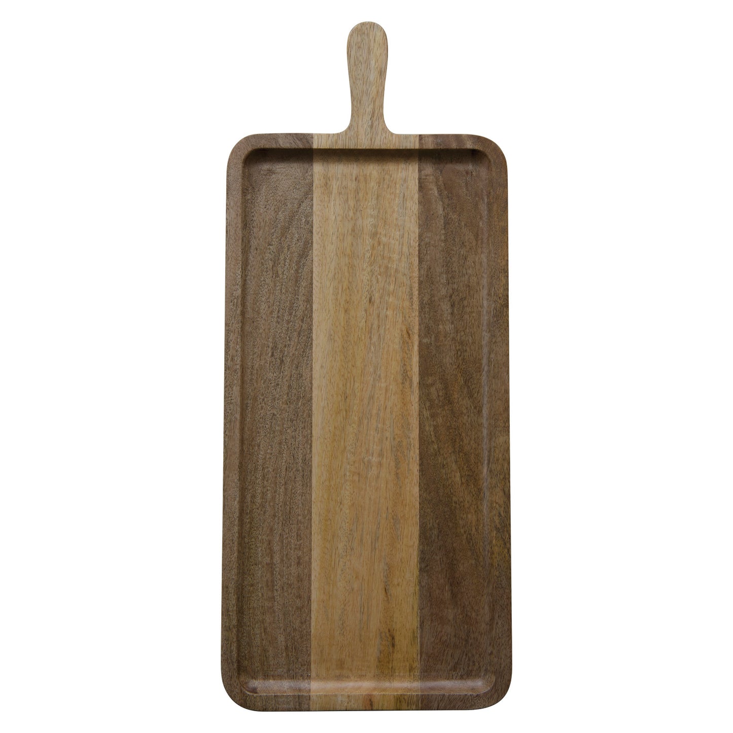Mango Wood Cheese/Serving Board with Handle, Natural