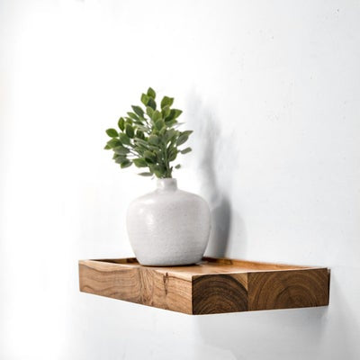 FLOATING WOOD SHELF