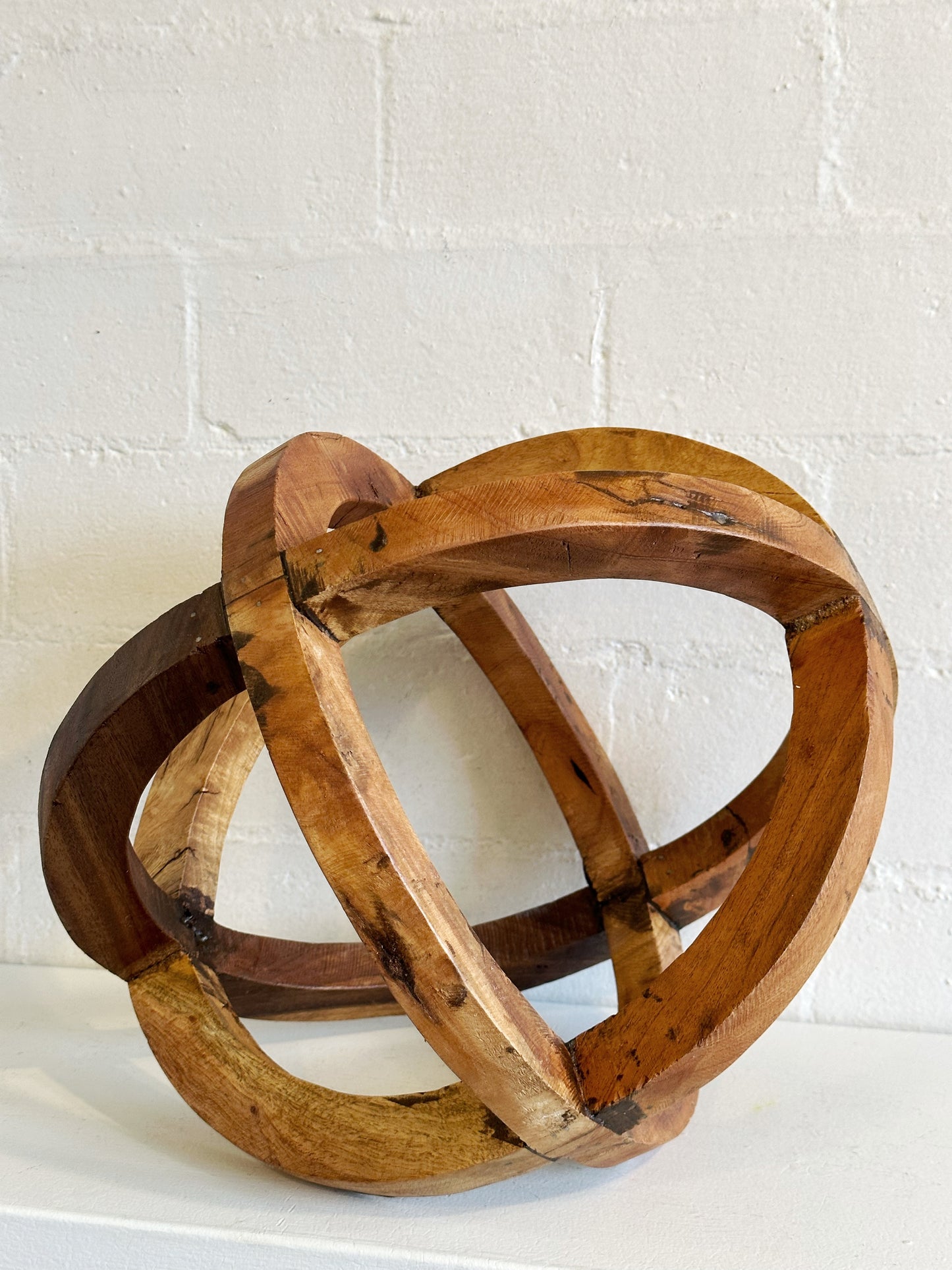 RECLAIMED WOOD NATURAL CIRCLE DECOR