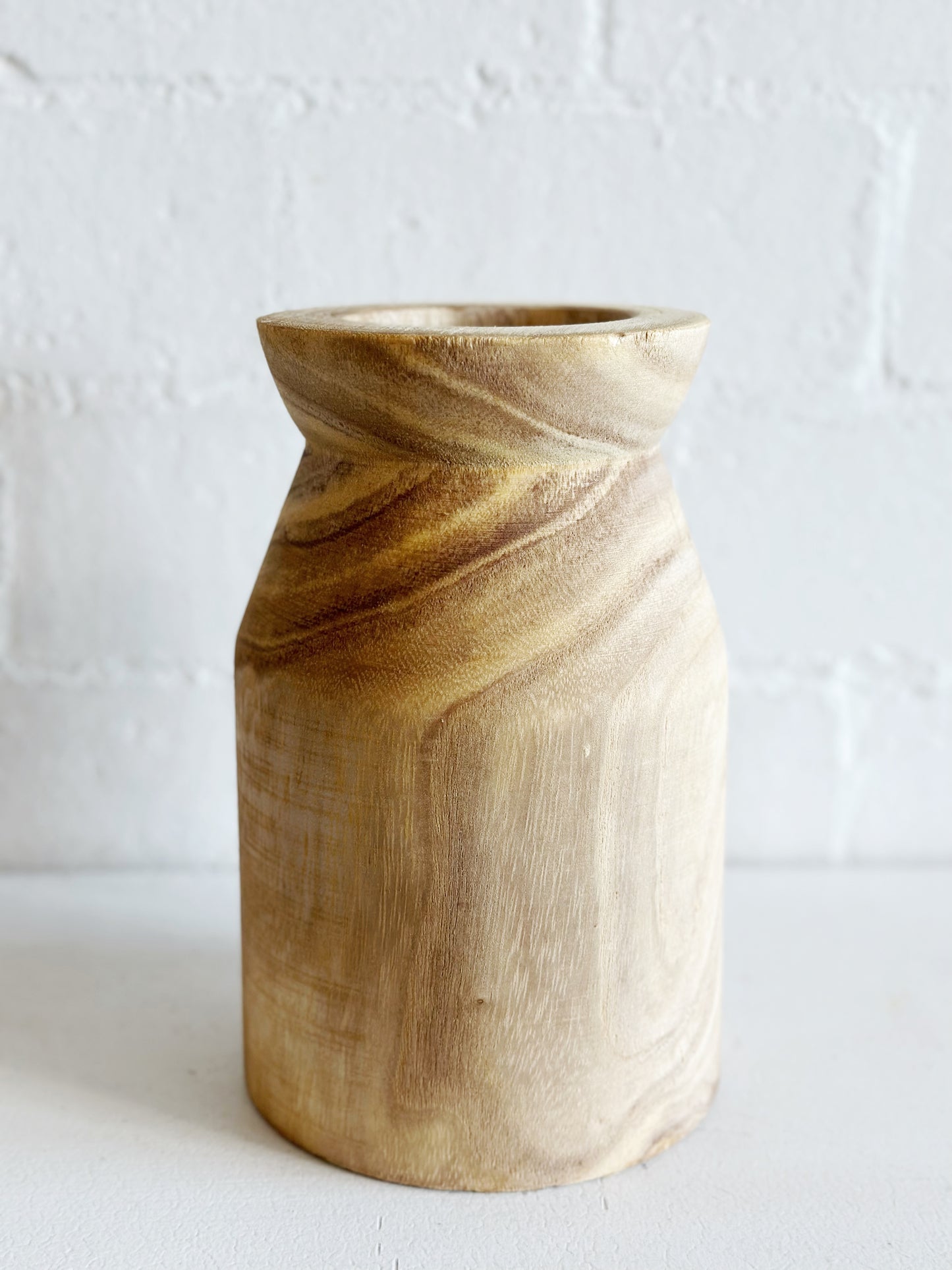 WOOD VASE