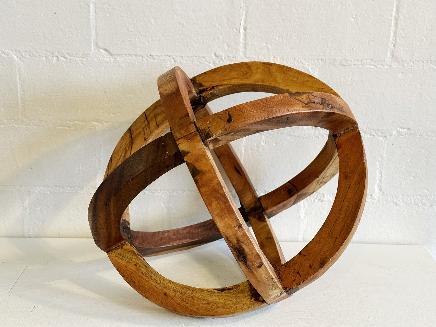 RECLAIMED WOOD NATURAL CIRCLE DECOR