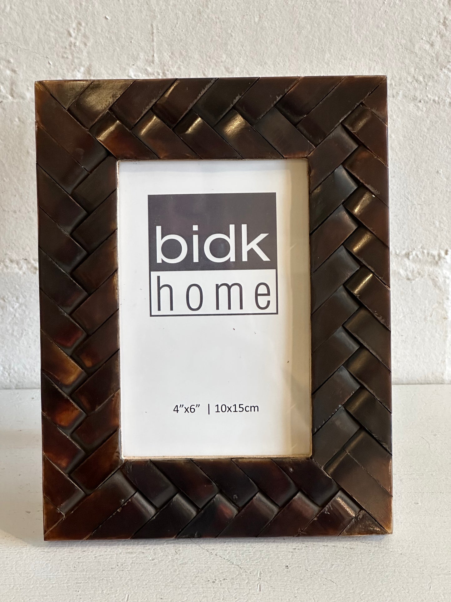 Brown Bone Cris Cross 4x6 Frame