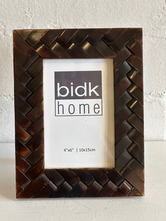 Brown Bone Cris Cross 4x6 Frame