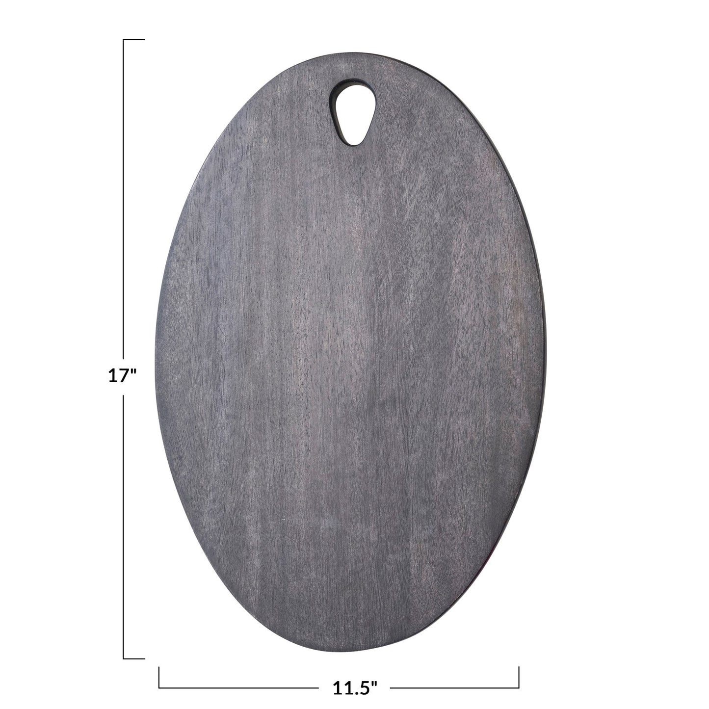 Oval Dark Wood Cheese Board