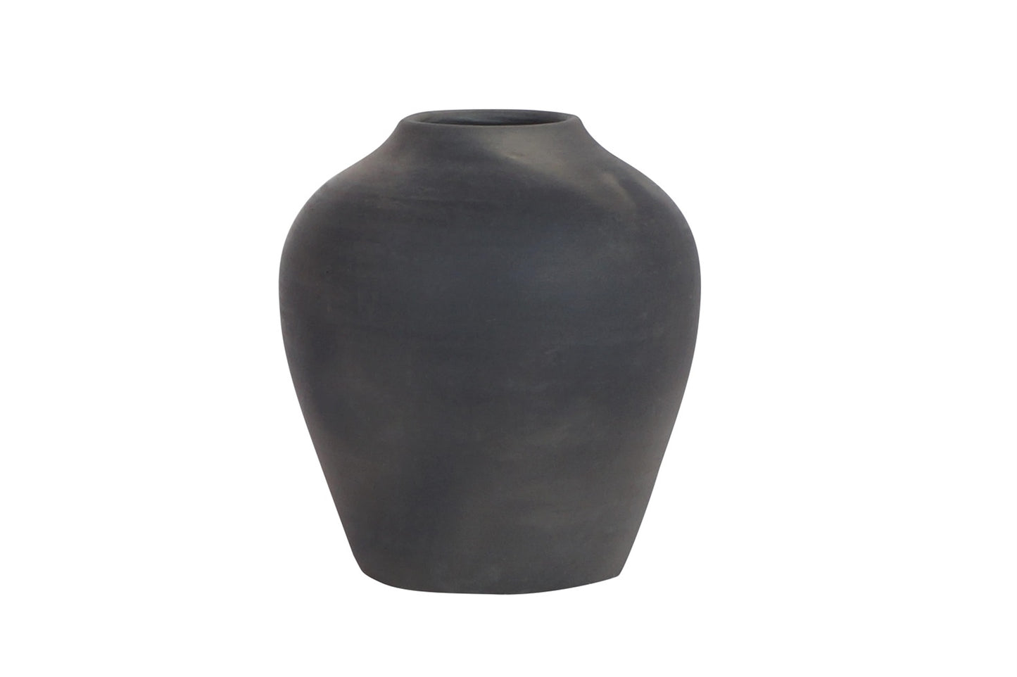 Black Terracotta Vase