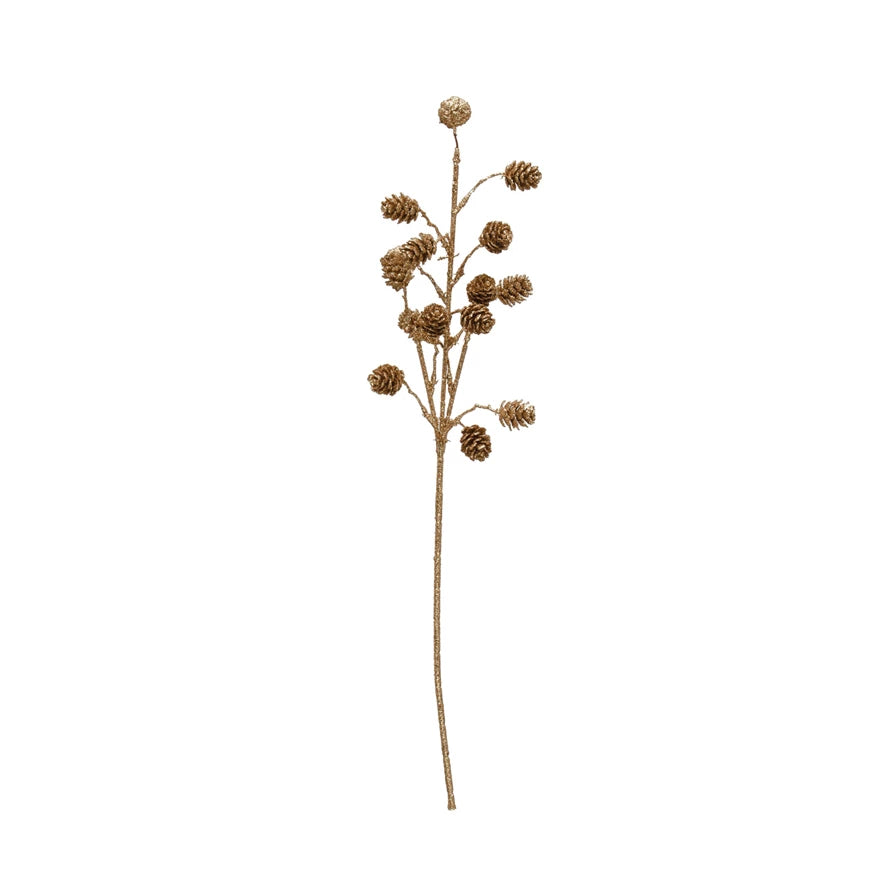 Faux Pinecone Spray