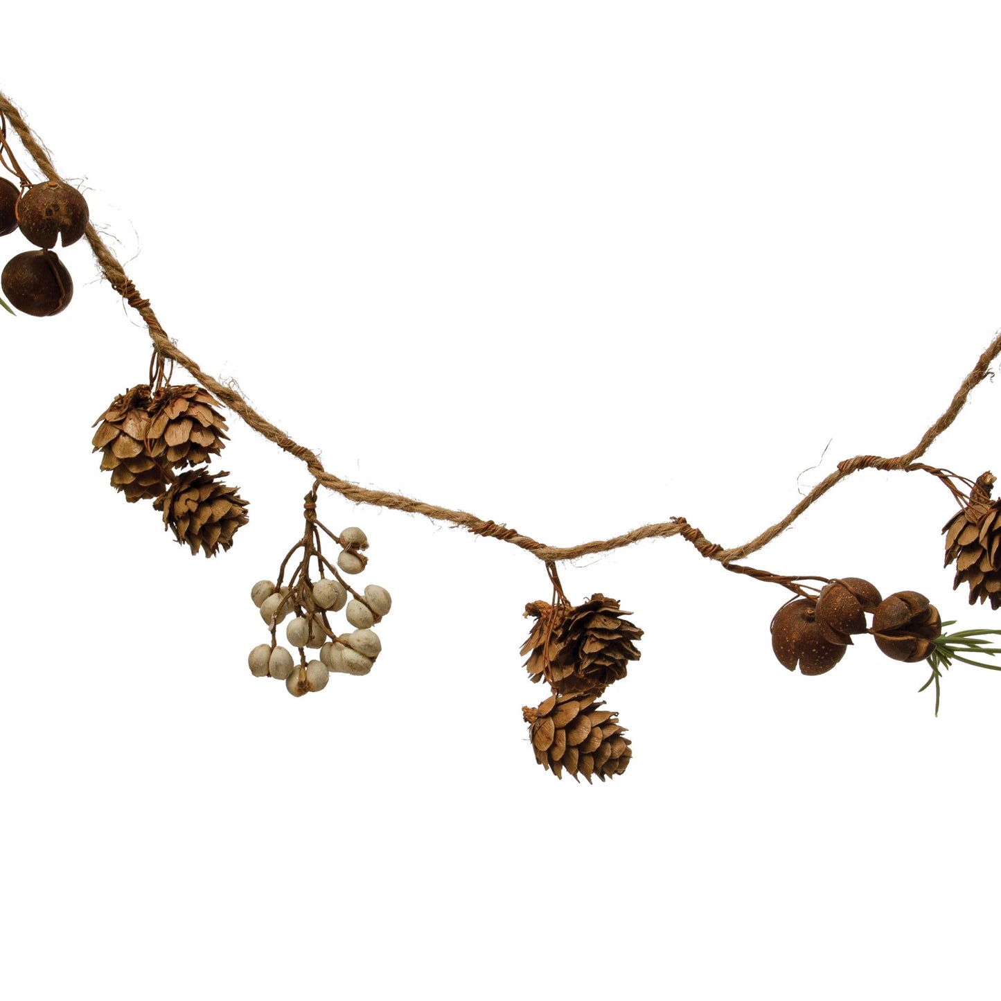 Natural Pinecone Garland