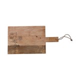 Mango Wood Cheese/Cutting Board w/ Handle & Jute Tie