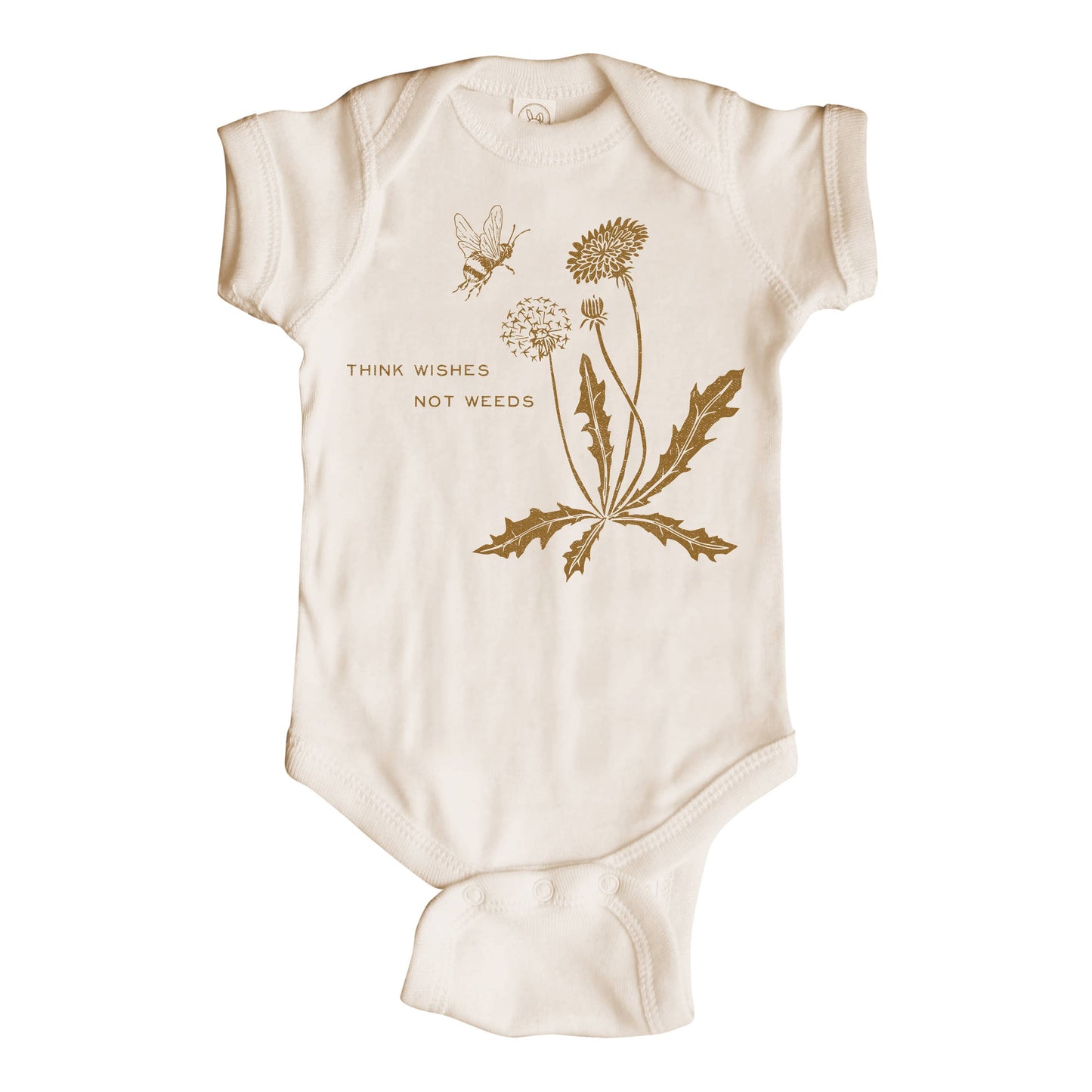Wishes, Not Weeds Onesie