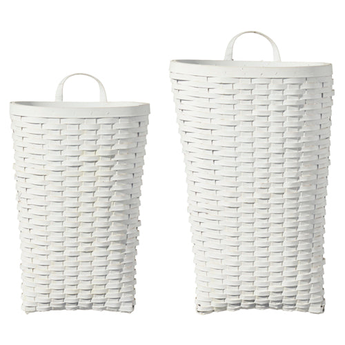 White Wall Basket