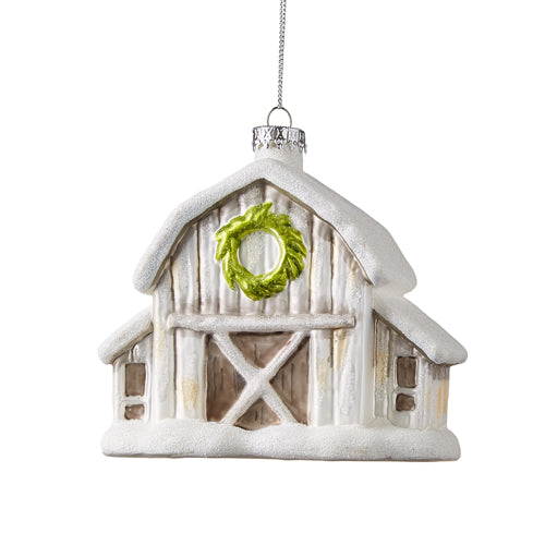 Winter Barn Ornament