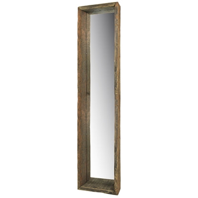 Reclaimed Wood Long Mirror
