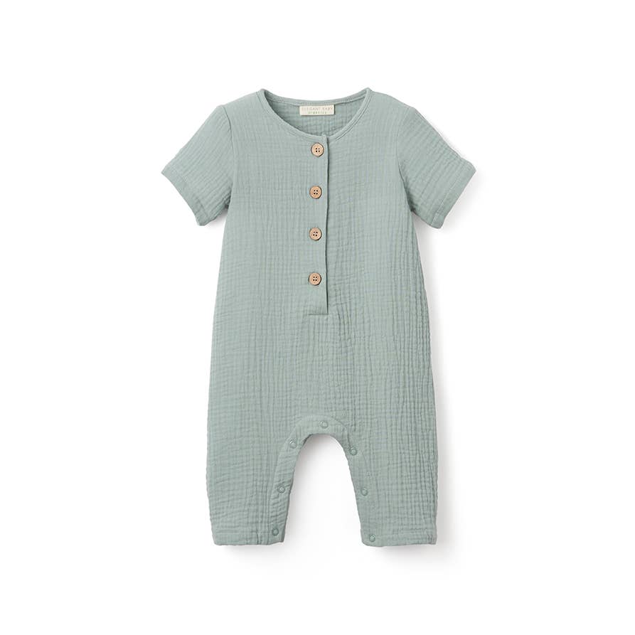 Muslin Jumpsuit Green