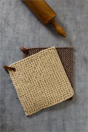 Crochet Knitted Pot Holder